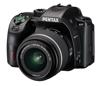 Aparat Pentax KF czarny+ 18-55 WR